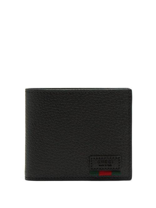 Matchesfashion.com Gucci - Agora Grained Leather Wallet - Mens - Black Multi
