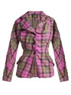 Vivienne Westwood Anglomania Alcoholic Cotton-blend Tartan Jacket