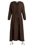 Vetements Wrap-skirt Satin-jersey Midi Dress