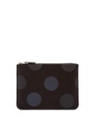 Matchesfashion.com Comme Des Garons Wallet - Spot-print Cotton-twill Pouch - Mens - Black Multi