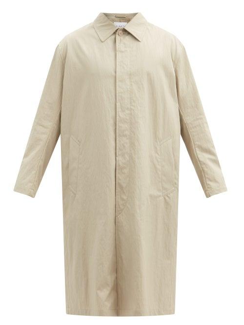 Matchesfashion.com Raey - Oversized Water-resistant Cotton-blend Trench Coat - Mens - Tan