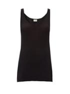 Matchesfashion.com Saint Laurent - Scoop-neck Modal-blend Tank Top - Womens - Black