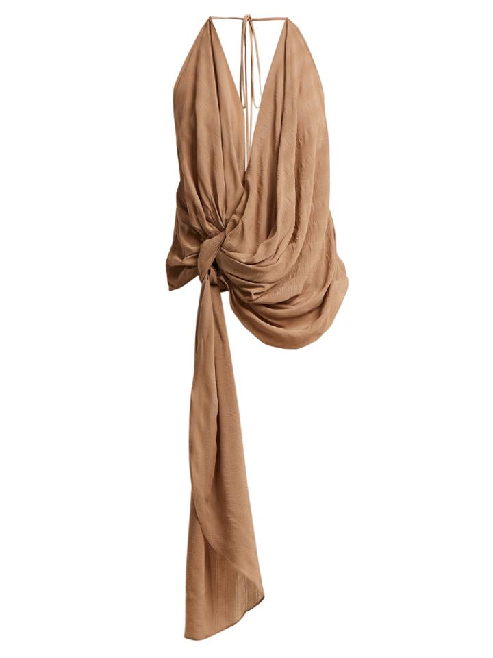 Jacquemus Marimba Tie-front Top