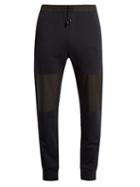 Helbers Nylon-panelled Wool And Cashmere-blend Track Pants