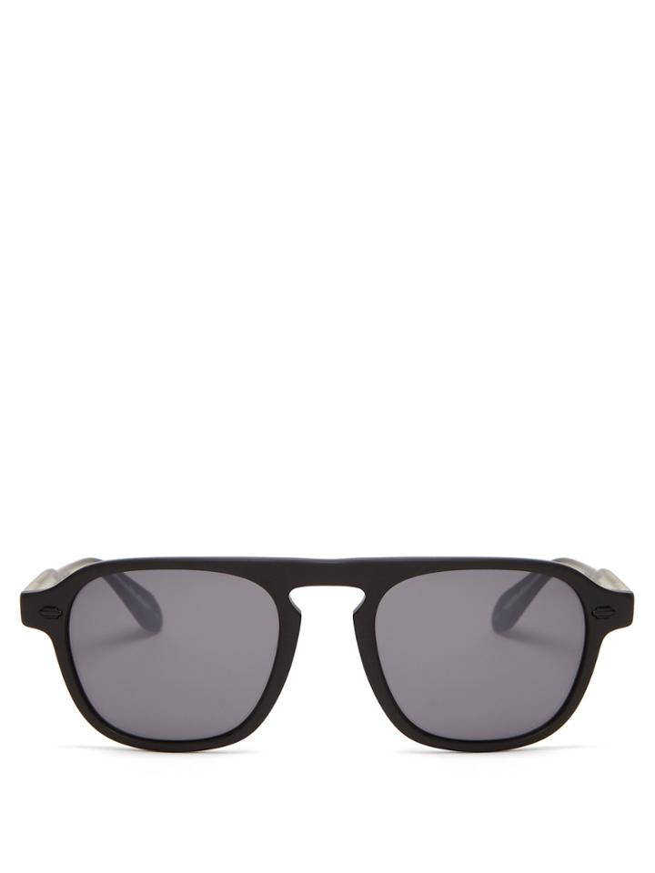 Garrett Leight Grayson D-frame Acetate Sunglasses
