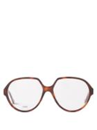 Loewe - Round Acetate Glasses - Womens - Brown