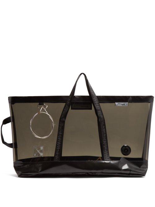 Matchesfashion.com Off-white - Logo Jacquard Detail Holdall - Mens - Black