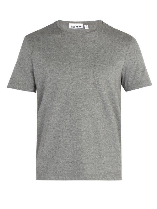 Matchesfashion.com Thorsun - Cotton Jersey T Shirt - Mens - Grey