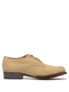 Yuketen - Alan Suede Derby Shoes - Mens - Light Brown