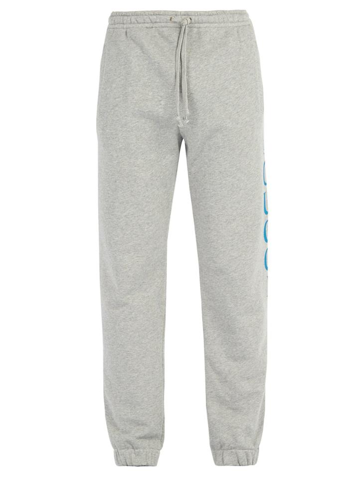 Gucci Logo-print Cotton Track Pants