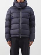 Moncler - Poirier Hooded Nylon Down Jacket - Mens - Navy