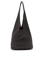 Matchesfashion.com The Row - Bindle Three Leather Bucket Bag - Womens - Black