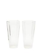 Matchesfashion.com R+d.lab - Set Of Two Nina Bevanda Hexagon Glasses - Clear