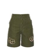 Bliss And Mischief Field Poppy Cotton Shorts