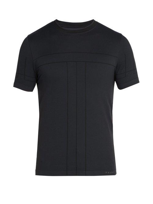 Matchesfashion.com Falke Ess - Crew Neck Performance T Shirt - Mens - Black