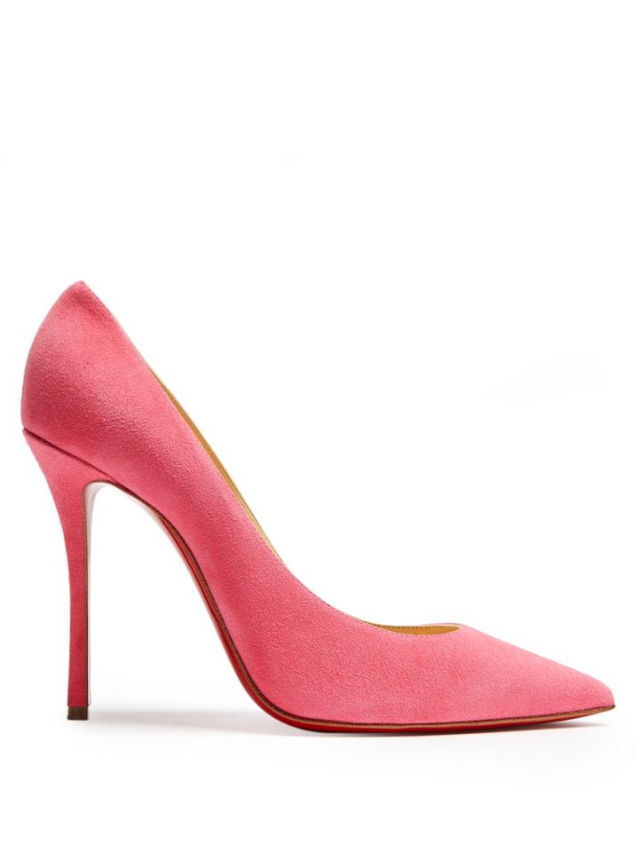 Christian Louboutin Decoltish 115 Suede Pumps