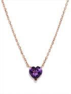 Shay - Amethyst & 18kt Rose-gold Necklace - Womens - Purple Multi