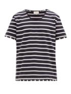 Matchesfashion.com Gucci - Striped Cotton Jersey T Shirt - Mens - Black White