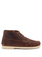 Quoddy - Lace-up Leather Chukka Boots - Mens - Dark Brown