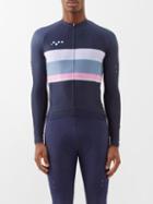 Pedla - Zipped Lunatech Cycling Top - Mens - Blue Navy