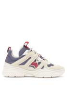 Matchesfashion.com Isabel Marant - Kindsay Suede And Mesh Trainers - Womens - White Multi