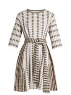 Ace & Jig Margot Round-neck Striped-jacquard Cotton Dress