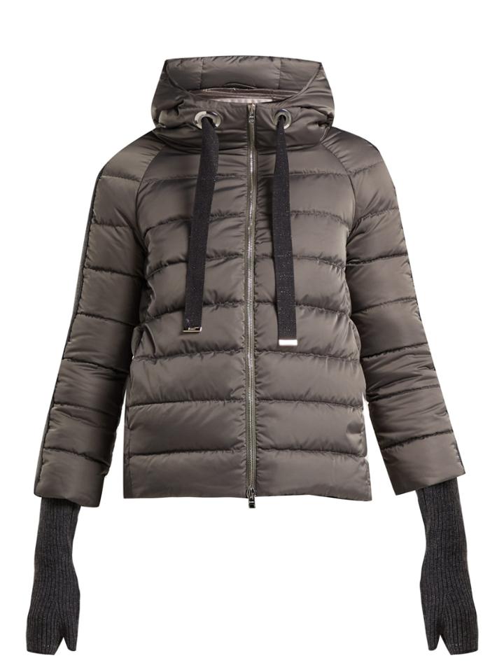 Herno Hooded Nylon Short Jacket