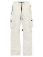 Matchesfashion.com Raf Simons X Templa - Logo Strap Technical Ski Trousers - Mens - White