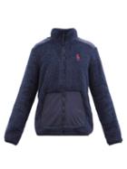 Polo Ralph Lauren - Logo-embroidered Zipped Recycled-fleece Jacket - Mens - Navy