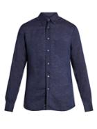 Ermenegildo Zegna Long-sleeved Linen Shirt