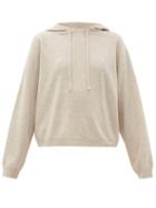Matchesfashion.com Allude - Hooded Wool-blend Sweater - Womens - Light Grey