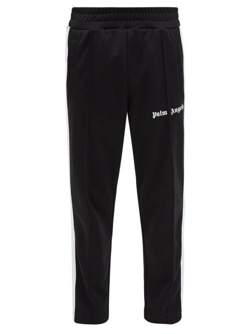 Palm Angels - Logo-print Jersey Track Pants - Mens - Black