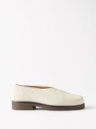 Lemaire - Piped Suede Slip-on Shoes - Mens - White