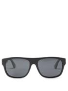 Gucci Eyewear - D-frame Web-stripe Acetate Sunglasses - Mens - Black Multi