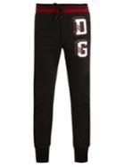 Dolce & Gabbana Dg-appliqu Cotton-blend Track Pants