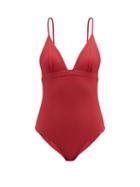 Matchesfashion.com Casa Raki - Maggie Swimsuit - Womens - Red