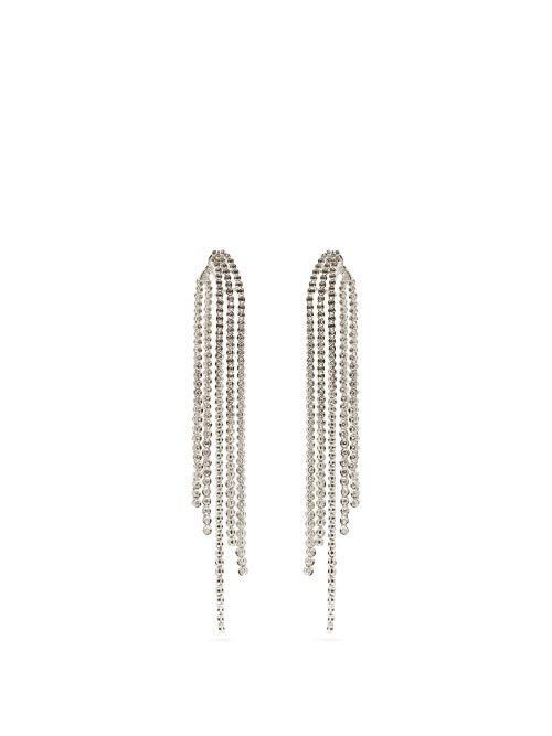 Matchesfashion.com Lynn Ban - Voss Sapphire & Sterling Silver Earrings - Womens - Silver
