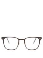 Bottega Veneta Square-frame Metal Glasses