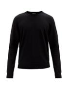 Matchesfashion.com Balenciaga - Bb Logo-jacquard Wool Sweater - Mens - Black