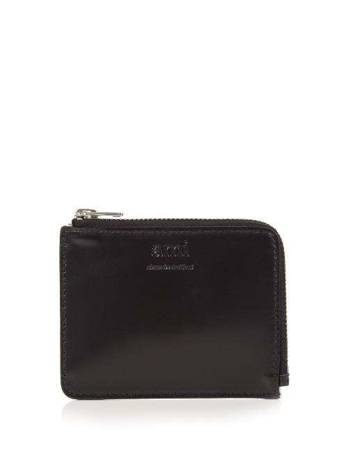 Ami Zip-around Leather Wallet