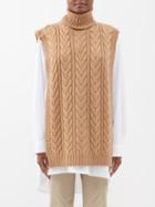 Weekend Max Mara - Afa Poncho - Womens - Camel