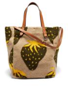 Jw Anderson - Strawberry Fleece Tote Bag - Mens - Multi