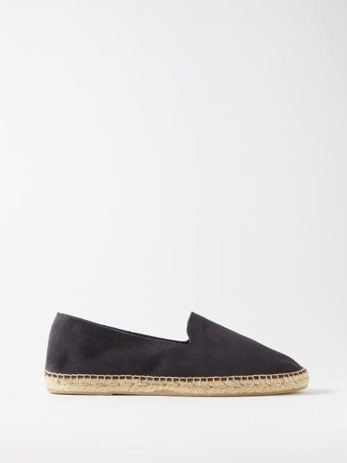 The Resort Co - Suede Espadrilles - Mens - Navy