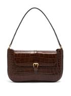Matchesfashion.com By Far - Miranda Croc-embossed Brown Leather Shoulder Bag - Womens - Brown