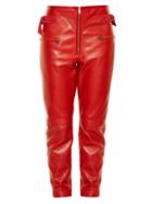 Isabel Marant Florrie Slim-leg Leather Trousers