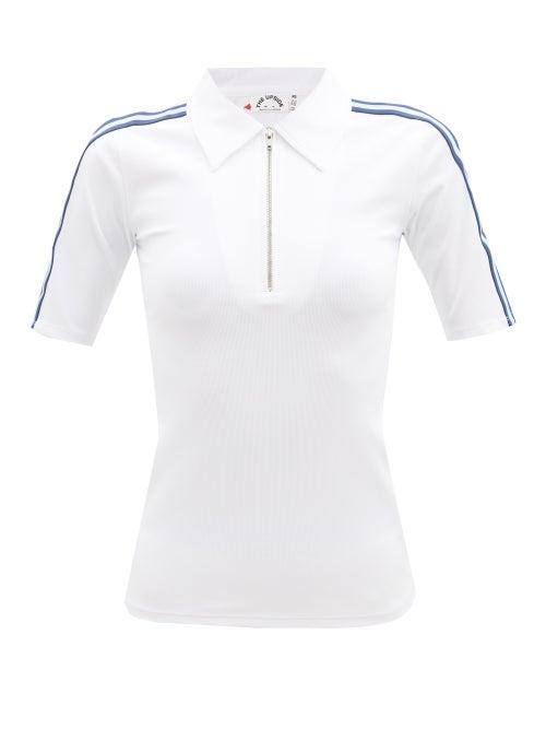 The Upside - Ace Isabel Zipped Polo Shirt - Womens - White