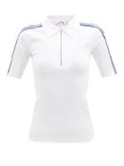 The Upside - Ace Isabel Zipped Polo Shirt - Womens - White