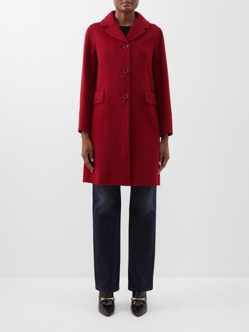 S Max Mara - Mari Coat - Womens - Red