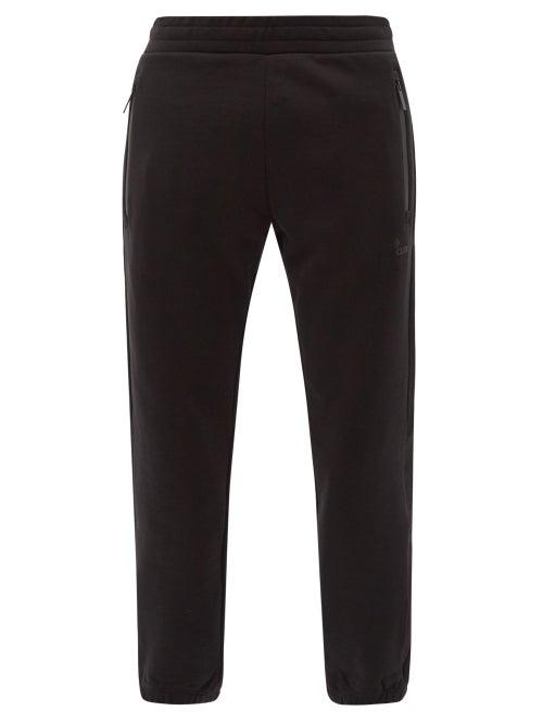 Moncler - Logo-patch Jersey Track Pants - Mens - Black
