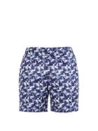 Matchesfashion.com Frescobol Carioca - Ipanema-print Swim Shorts - Mens - Navy Multi